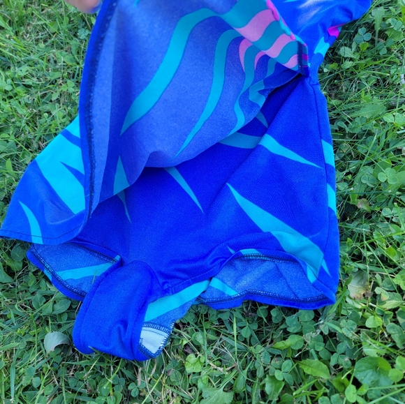 Vintage 80s Jantzen Strapless Skirted One Piece Swimsuit 12 M L - Picture 3 of 6